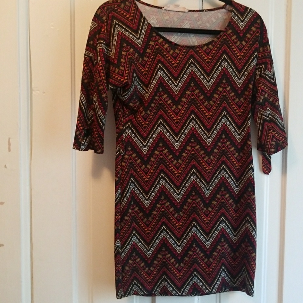 Aztec Pattern Bodycon Dress